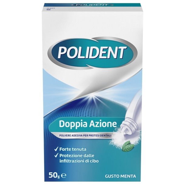 Proteselim Pulver POLIDENT Mint Powder 50g