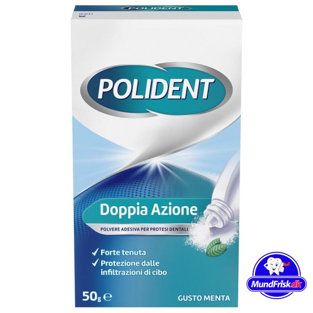 Proteselim Pulver POLIDENT Mint Powder 50g