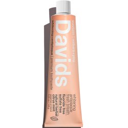 Naturlig Whitening tannkrem DAVIDS Herbal Citrus &amp; Peppermint 149g