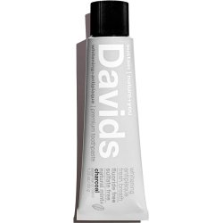 Natural Whitening Toothpaste DAVIDS Charcoal+Peppermint 50g
