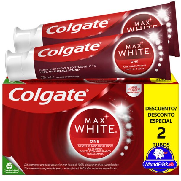 Colgate Max White One Zahnpasta, 2 x 75 ml