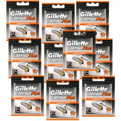 Gillette Rakblad 100 st. Contour Plus 10 x 10 st.