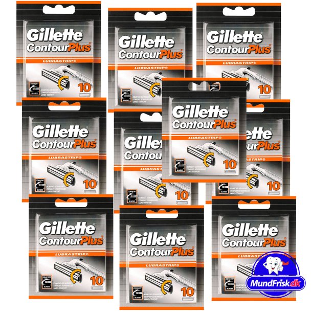 Gillette Rasierklingen 100 Stk. Contour Plus 10 x 10 Stk.