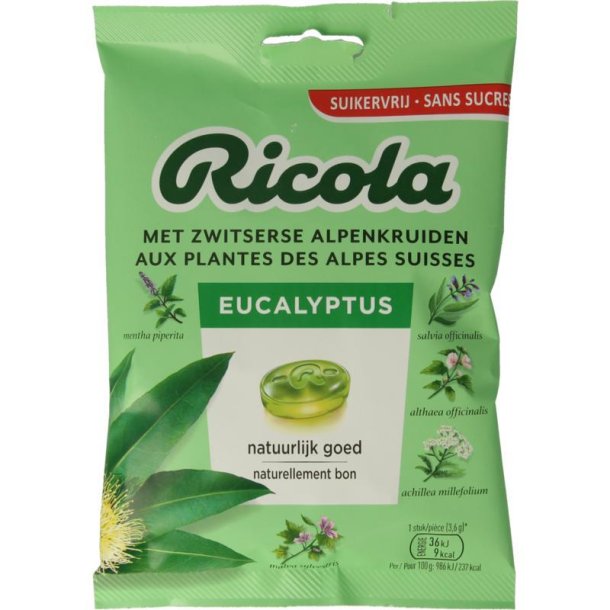 Ricola Eucalyptus Sockerfri rtgodispse 75g