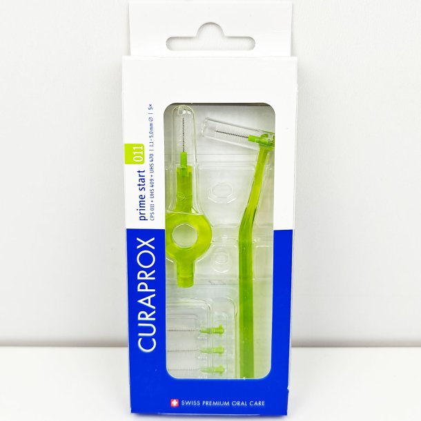 Curaprox Prime Interspace brster START Kit 1,1 mm. GRNN