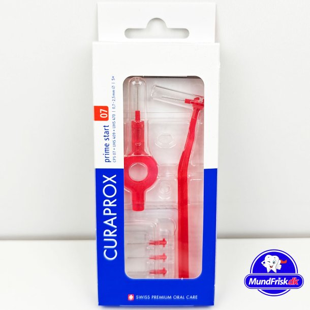 Curaprox Mellemrumsbrster Prime Start Kit 0.7 mm. RD
