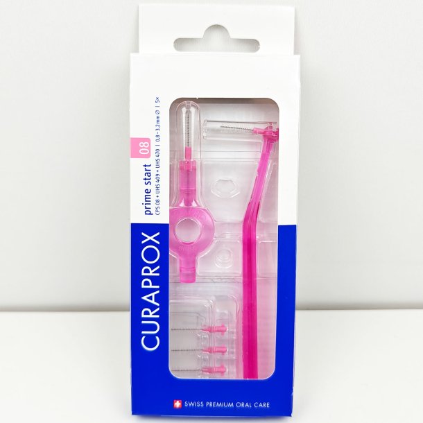 Curaprox Interspace Brushes Prime Start Kit 0,8 mm. ROSA
