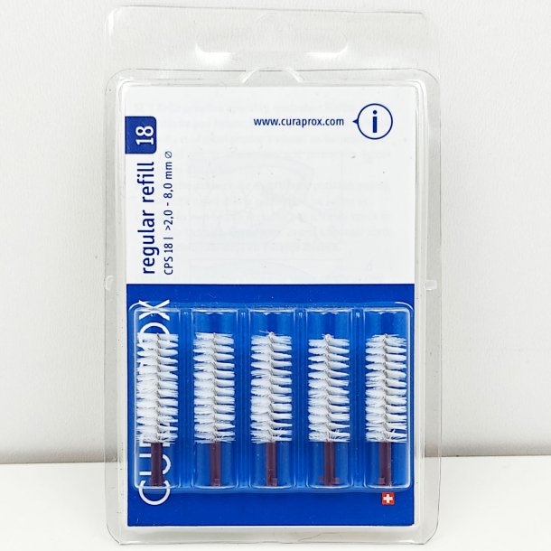Curaprox Interspace brster Cps 18 Regular Refill >2,0 mm