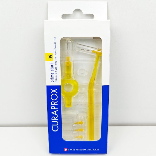 Curaprox Interspace Brushes Prime Start Kit 0,9 mm. GUL
