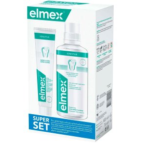 Elmex Sensitive Tandpasta + Mundskyl mod Isninger