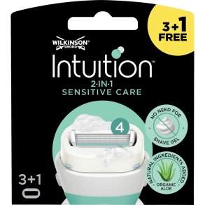 Wilkinson Sword Razor Blades Woman Intuition Sensitive Care 4 st.