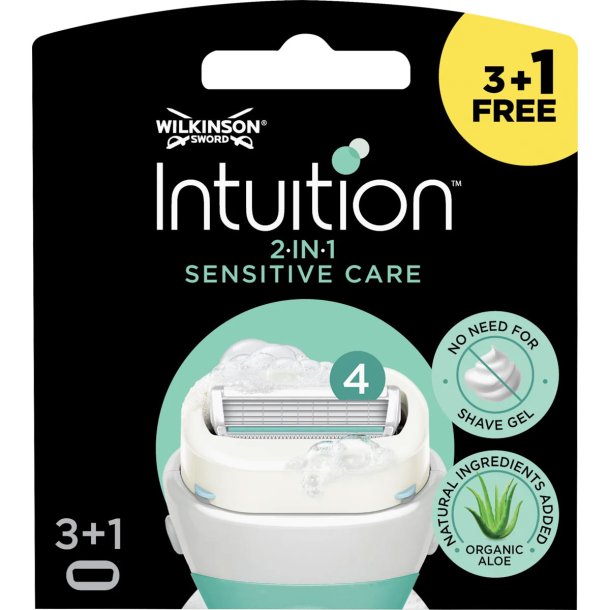 Wilkinson Sword Razor Blades Woman Intuition Sensitive Care 4 st.