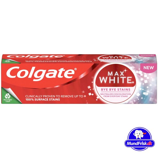 Colgate Whitening Tandpasta Max White Bye Bye Stains 75 ml.