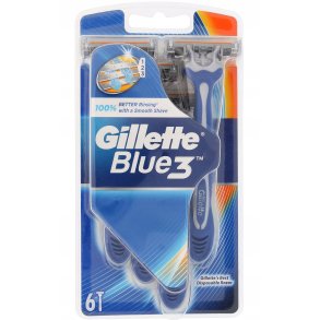 Gillette Blue 3 Comfort rakhyvel 6 st.