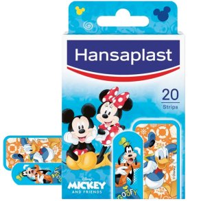 Disney Mickey and Friends Brneplaster HANSAPLAST 20 stk.