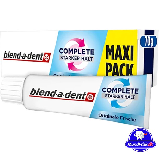 Haftcreme fr Zahnprothesen BLEND-A-DENT Complete Original Grotube 70g