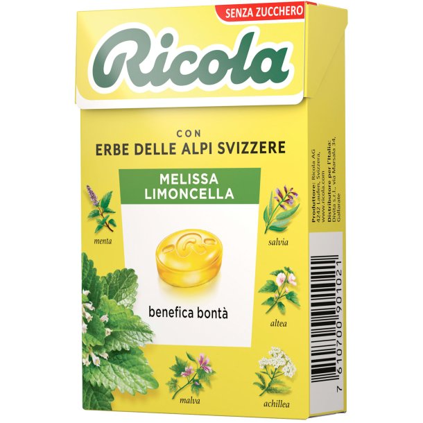 RICOLA Citronmeliss Sockerfria rtgodisar 50g