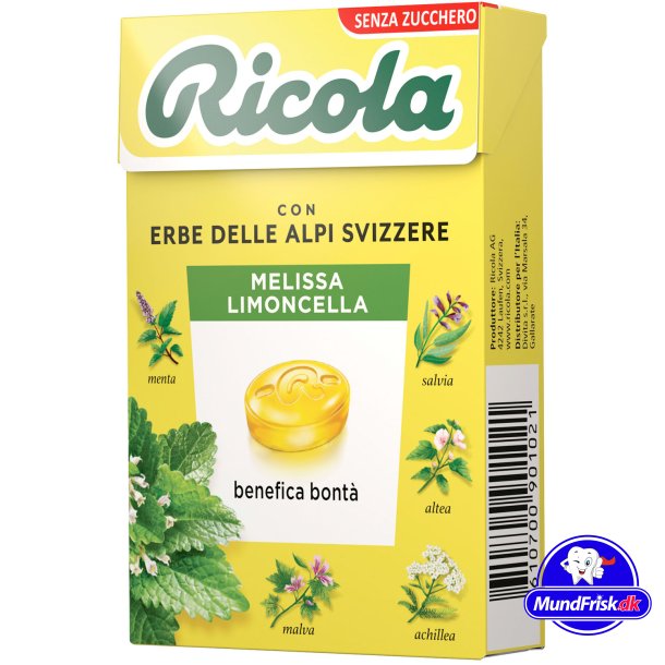 RICOLA Citronmelisse Sukkerfri Urtebolsjer 50g