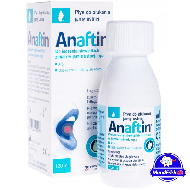 Anaftin Mundskyl til Blister i Mund 120 ml