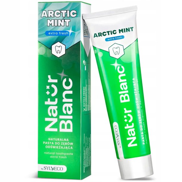 Klorhexidin Tandpasta SYLVECO Natur Blanc Arctic Mint 100 ml