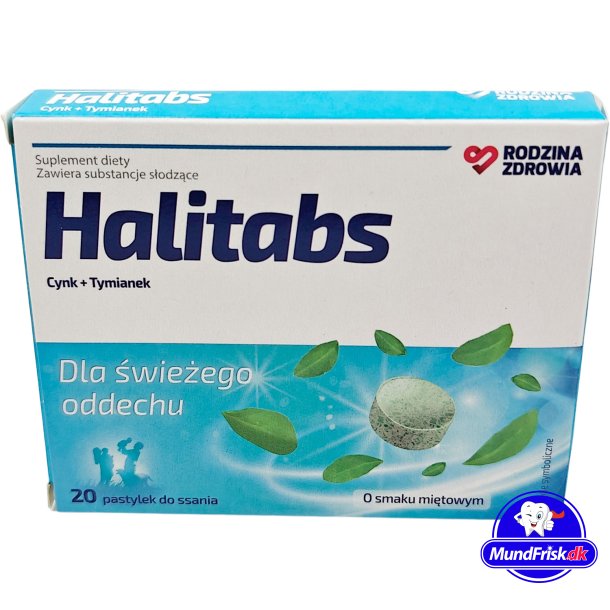Lutschtabletten gegen Mundgeruch HALITABS 20 Stk.