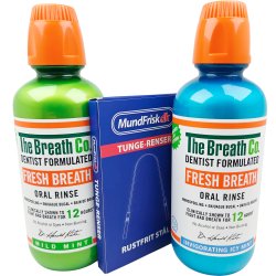 1 Liter Special Mundskyl mod Drlig nde THE BREATH Co. + Tungeskraber