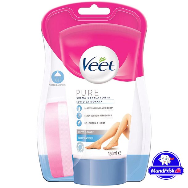 Veet Pure hrborttagningskrm In dusch, Sensitive hud 150 ml