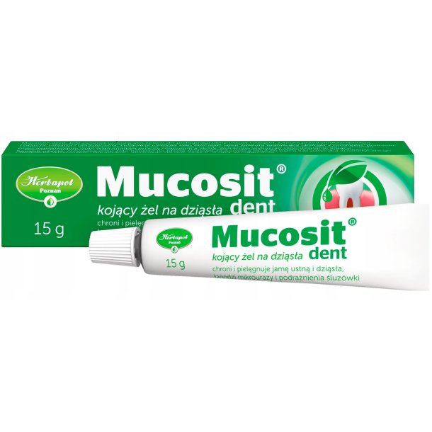 Anti-inflammatorisk Tandgel MUCOSIT Dent Gel 15 ml