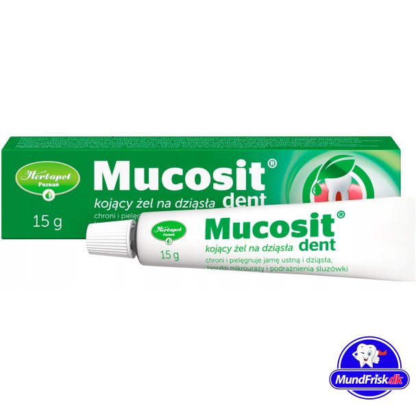 Antiinflammatorisk tandgel MUCOSIT Dent Gel 15 ml