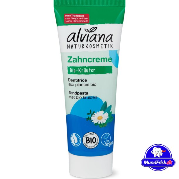 Bio-Kruterzahnpasta ALVIANA Organic Herbs fluoridfrei