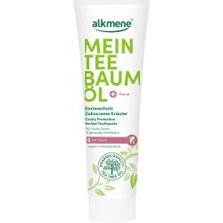 Alkmene Tea Tree -tandkrm med Protection Cavity Herbal ml