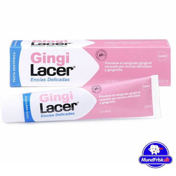 Tandpasta Bldende Tandkd Gingi LACER Sensitive Gums 125 ml