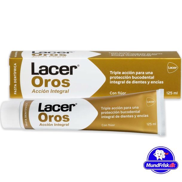 Tandpasta Ekstra Fluor LACER Oros Total Action 125 ml