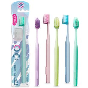 Setablu Soft tandborste professionell linje pastellfrgad