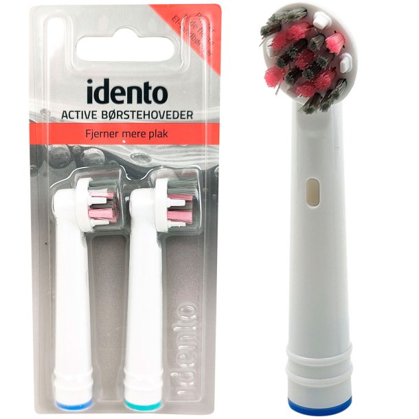 Idento aktive brstehoder Oral-kompatible