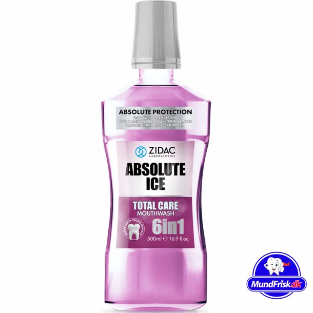ZIDAC Mundskyl Total Care 6-in-1 Absolute Ice 500 ml