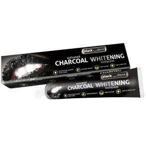 Whitening tandkrm BLACK -DENT Aktivt kol 75 ml