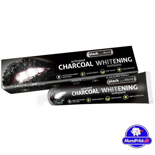 Whitening Tandpasta BLACK-DENT Activated Charcoal 75 ml
