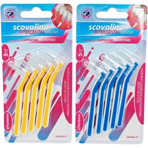 Mellemrumsbrster Vinkel 5 stk. SETABLU 0.45 mm