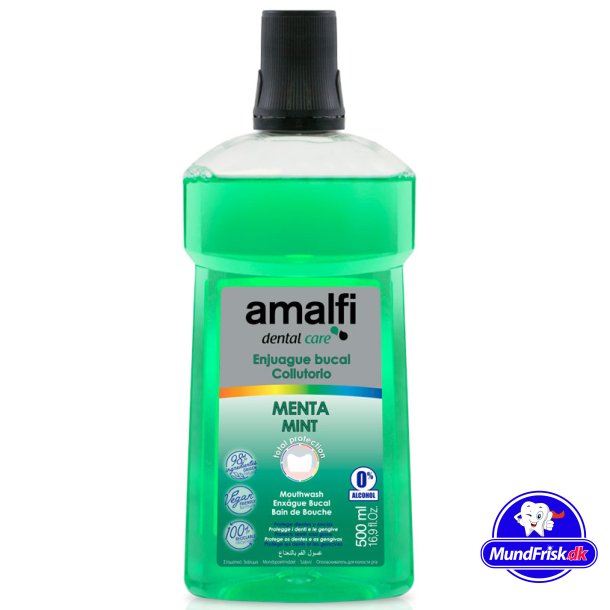 Alkoholfri Fluor Mundskyl AMALFI Mint 500 ml