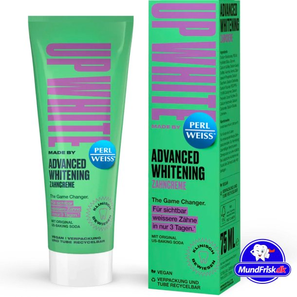 Zahnaufhellende Zahnpasta PERL WEISS Up White Advanced 75 ml