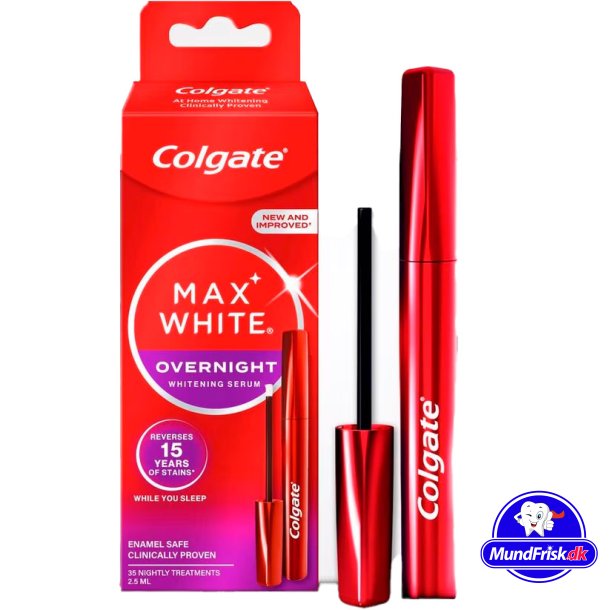Tandblekningspenna Colgate Max White Overnight Whitening Serum 2,5 ml.