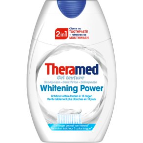 THERAMED 2-i-1 Whitening Power tandkrmgel 75 ml.