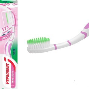 Pepsodent Soft Tandbrste Slim Care SensiSoft