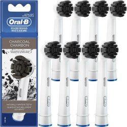 8 stk. Oral-B PureClean Charcoal tannbrstehoder