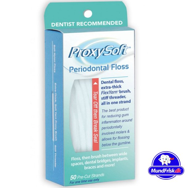ProxySoft Tandtrd Periodontal Floss Dental Floss 50 stk.