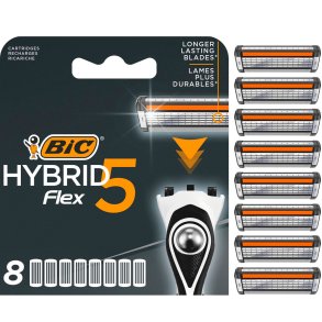 BIC Hybrid 5 Flex 8 st. Rakblad