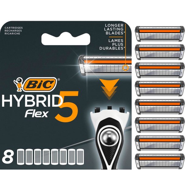 BIC Hybrid 5 Flex 8 st. Rakblad