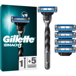Gillette Mach3 Barberskraber Inkl. 5 Barberblade