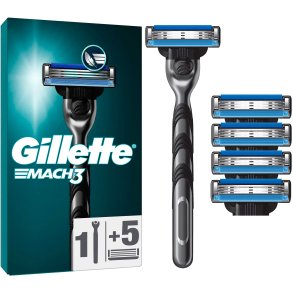 Gillette Mach3 Rakhyvel Inkl. 5 rakblad